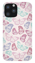 Load image into Gallery viewer, Pink Butterfly Pattern - Phone Case