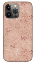 Load image into Gallery viewer, Pink Desert Leaf Pattern - Phone Case