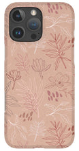 Load image into Gallery viewer, Pink Desert Leaf Pattern - Phone Case