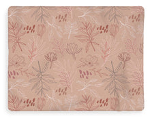 Load image into Gallery viewer, Pink Desert Leaf Pattern - Blanket