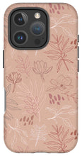 Load image into Gallery viewer, Pink Desert Leaf Pattern - Phone Case