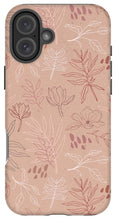 Load image into Gallery viewer, Pink Desert Leaf Pattern - Phone Case