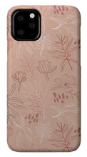 Load image into Gallery viewer, Pink Desert Leaf Pattern - Phone Case