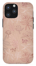 Load image into Gallery viewer, Pink Desert Leaf Pattern - Phone Case