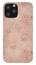 Load image into Gallery viewer, Pink Desert Leaf Pattern - Phone Case