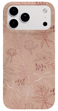 Load image into Gallery viewer, Pink Desert Leaf Pattern - Phone Case