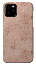 Load image into Gallery viewer, Pink Desert Leaf Pattern - Phone Case