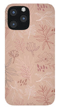 Load image into Gallery viewer, Pink Desert Leaf Pattern - Phone Case