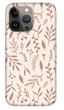 Load image into Gallery viewer, Pink Falling Leaves Pattern - Phone Case