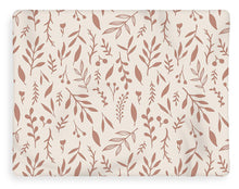 Load image into Gallery viewer, Pink Falling Leaves Pattern - Blanket