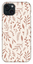 Load image into Gallery viewer, Pink Falling Leaves Pattern - Phone Case