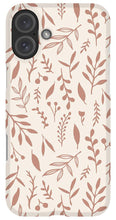 Load image into Gallery viewer, Pink Falling Leaves Pattern - Phone Case