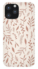 Load image into Gallery viewer, Pink Falling Leaves Pattern - Phone Case