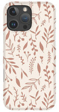 Load image into Gallery viewer, Pink Falling Leaves Pattern - Phone Case