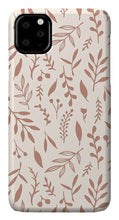 Load image into Gallery viewer, Pink Falling Leaves Pattern - Phone Case