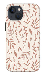 Pink Falling Leaves Pattern - Phone Case
