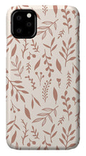 Load image into Gallery viewer, Pink Falling Leaves Pattern - Phone Case