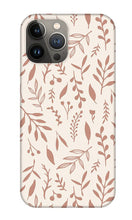 Load image into Gallery viewer, Pink Falling Leaves Pattern - Phone Case
