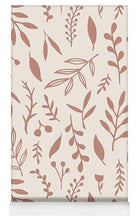 Load image into Gallery viewer, Pink Falling Leaves Pattern - Yoga Mat