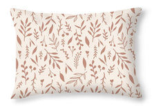 Load image into Gallery viewer, Pink Falling Leaves Pattern - Throw Pillow