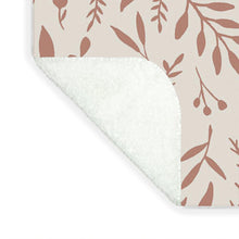 Load image into Gallery viewer, Pink Falling Leaves Pattern - Blanket