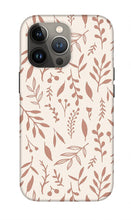 Load image into Gallery viewer, Pink Falling Leaves Pattern - Phone Case