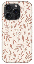 Load image into Gallery viewer, Pink Falling Leaves Pattern - Phone Case