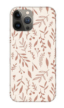 Load image into Gallery viewer, Pink Falling Leaves Pattern - Phone Case