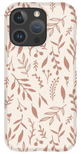 Load image into Gallery viewer, Pink Falling Leaves Pattern - Phone Case