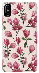 Pink Magnolia Blossoms - Phone Case