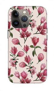 Pink Magnolia Blossoms - Phone Case