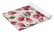 Load image into Gallery viewer, Pink Magnolia Blossoms - Yoga Mat