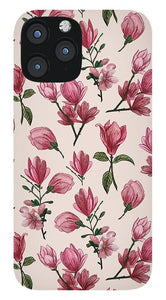 Pink Magnolia Blossoms - Phone Case