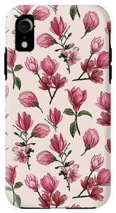 Pink Magnolia Blossoms - Phone Case
