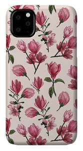 Pink Magnolia Blossoms - Phone Case