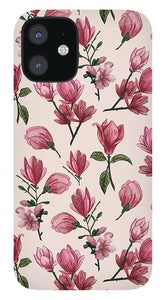 Pink Magnolia Blossoms - Phone Case