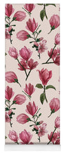 Load image into Gallery viewer, Pink Magnolia Blossoms - Yoga Mat
