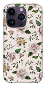 Pink Roses Pattern - Phone Case