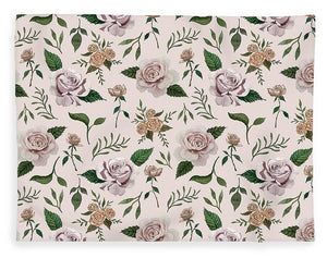 Pink Roses Pattern - Blanket