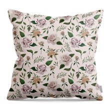 Load image into Gallery viewer, Pink Roses Pattern - Throw Pillow