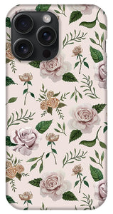 Pink Roses Pattern - Phone Case