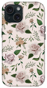 Pink Roses Pattern - Phone Case