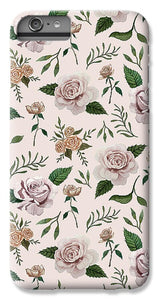 Pink Roses Pattern - Phone Case