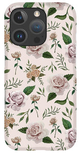 Pink Roses Pattern - Phone Case