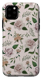 Pink Roses Pattern - Phone Case