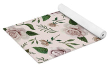 Load image into Gallery viewer, Pink Roses Pattern - Yoga Mat