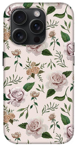 Pink Roses Pattern - Phone Case