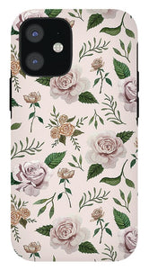 Pink Roses Pattern - Phone Case