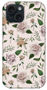 Pink Roses Pattern - Phone Case