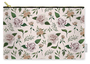 Pink Roses Pattern - Zip Pouch